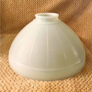 Vintage milk glass lampshade